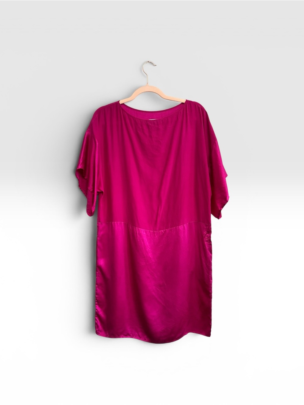 Talbots Fuchsia Short Sleeve Shift‎ Dress